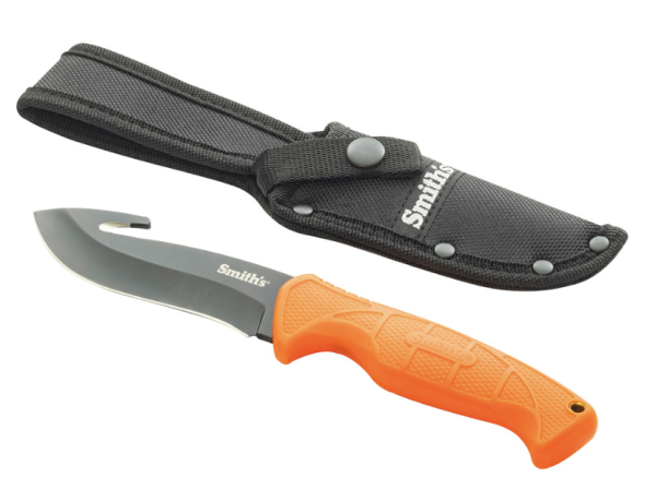 Smith’s Edgesport Gut Hook 4″ Skinning Knife